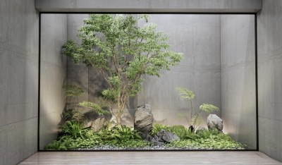 现代景观造景3D模型下载